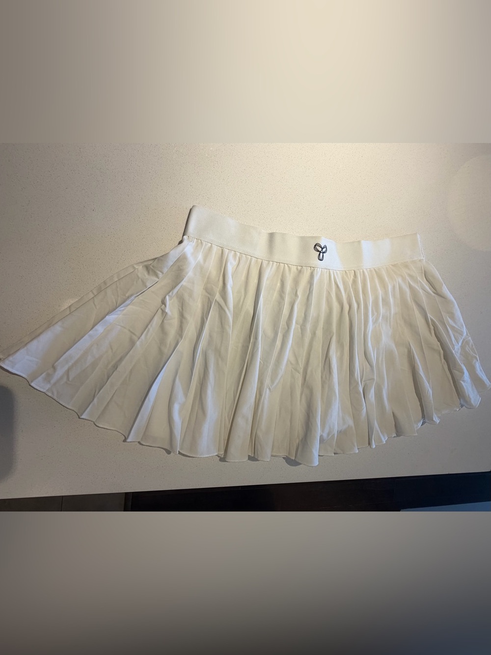 TNA White Pleated Women’s Tennis Skirt in XL